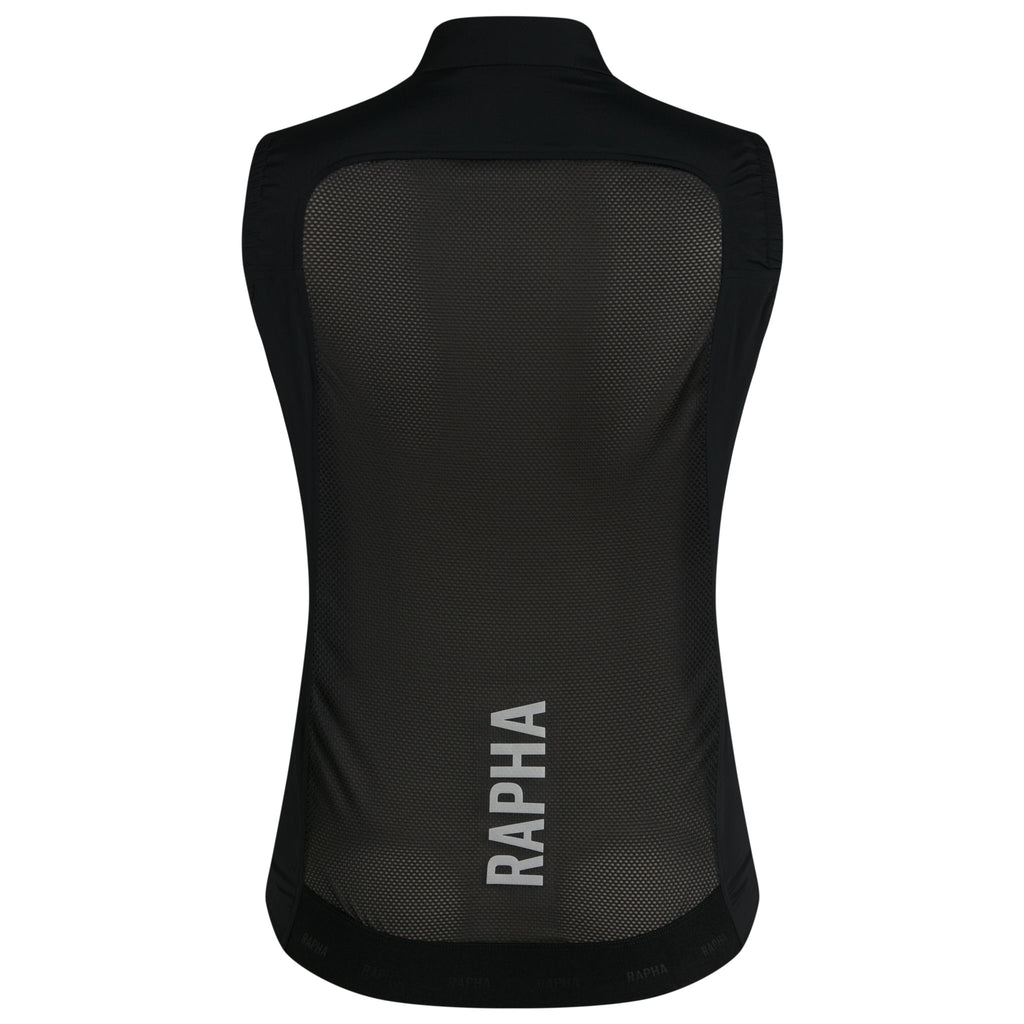 Women's Pro Team Lightweight Gilet - Black/Silver
