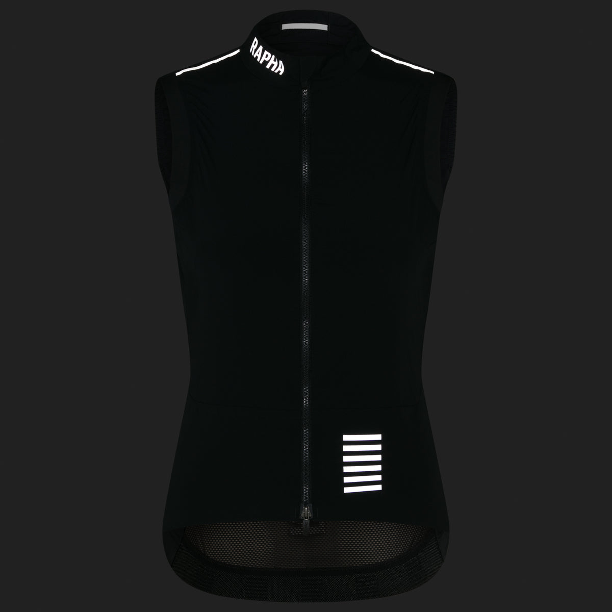 Women's Pro Team Lightweight Gilet - Black/Silver