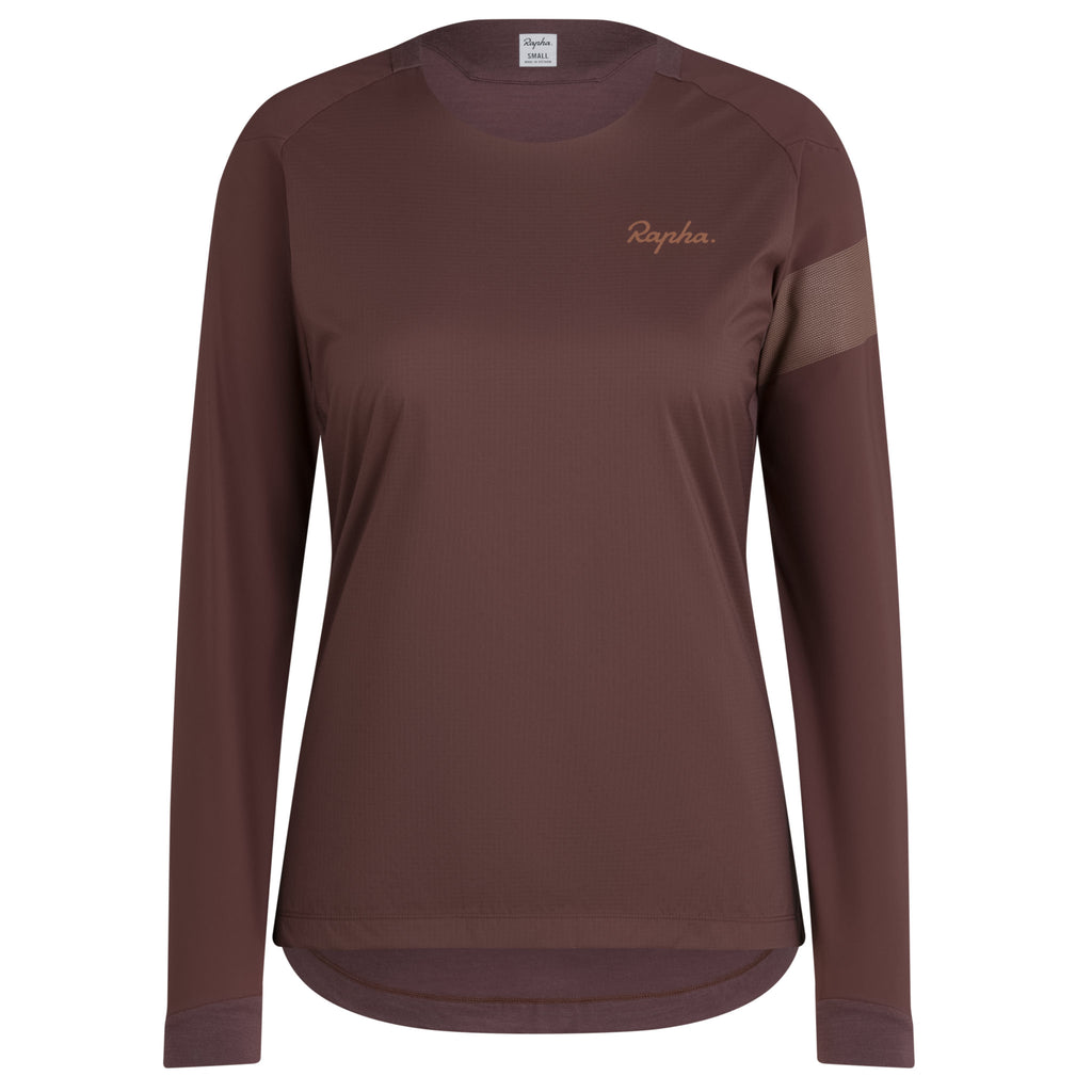 Women's Trail Windblock Jersey - Walnut Brown/Chestnut Brown