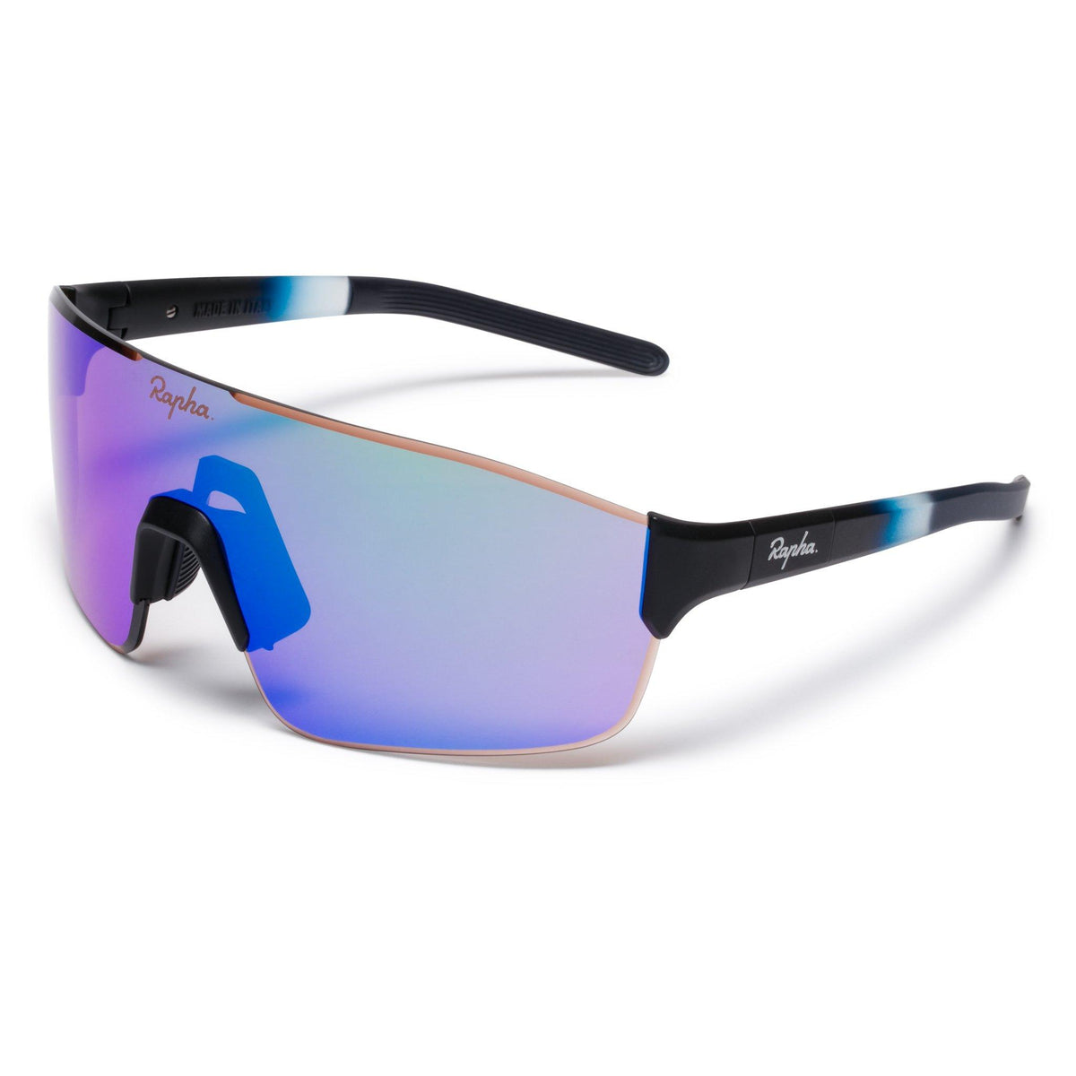 FUORI Glasses - Dark Navy/Purple Green Lens