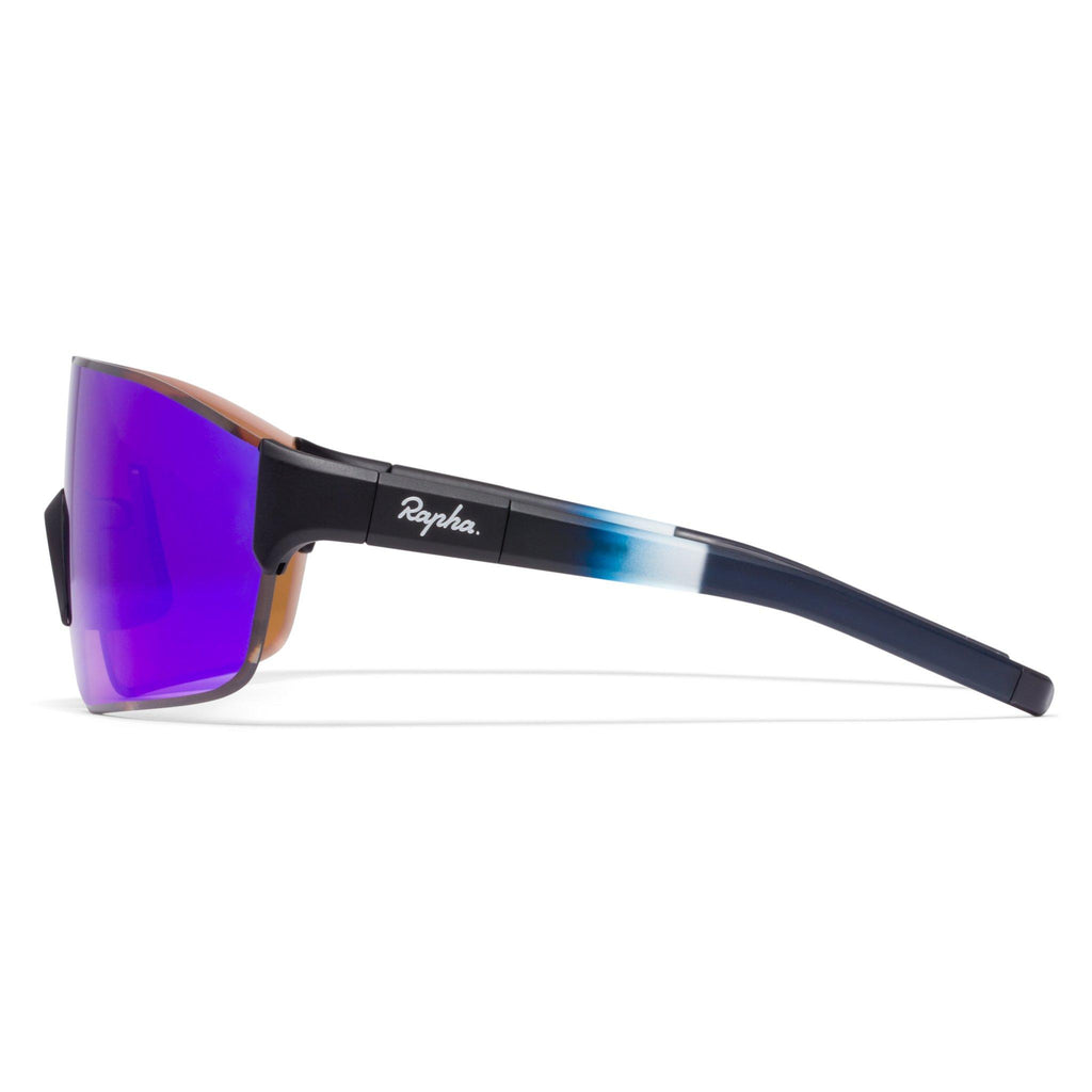 FUORI Glasses - Dark Navy/Purple Green Lens