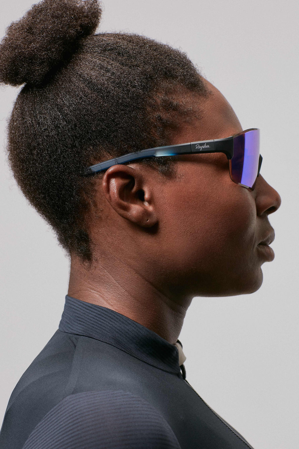 FUORI Glasses - White/Pink Blue Lens